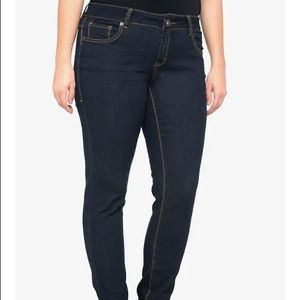 TORRID Classic Skinny Dark Wash Denim Jeans
